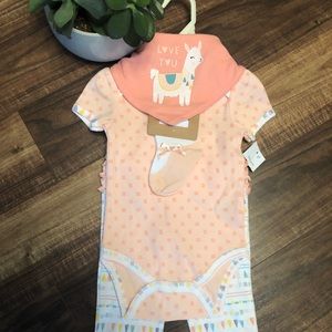 3PC llama baby set